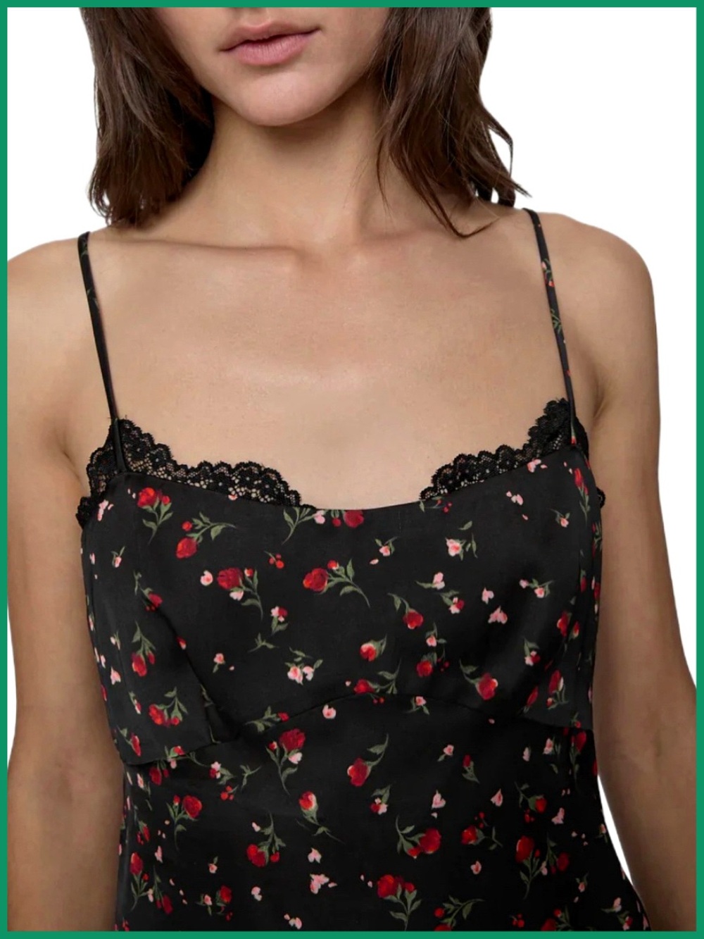 Rebecca Minkoff Hallie Floral Lace Cami Camisole Top